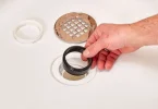 how to fix a shower drain